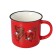 Porcelain shade "Dragon", 380 ml, red color