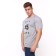 T -shirt male, gray color, size 48