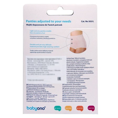 Postpartum, mesh, reusable panties, 2 pcs., Size L-2