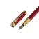 Gift Roller pen, in the leatherette case, the case is red, gold