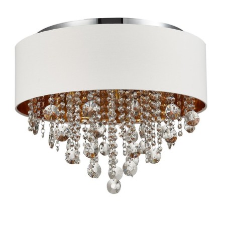 Ceiling lamp ST LUCE. SL1350.502.06. Lacchia. 6x40 watts, E14, 50x50x42.5 cm, chromium color-5