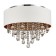Ceiling lamp ST LUCE. SL1350.502.06. Lacchia. 6x40 watts, E14, 50x50x42.5 cm, chromium color