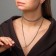 Set 2 objects: earrings, chocker "ice" 2 rows, white color in gray metal, 44.5 cm