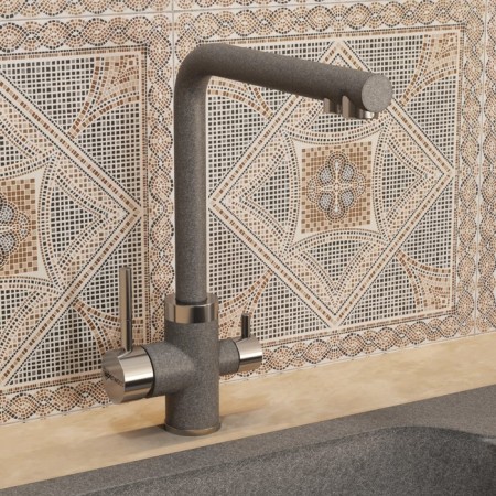 The kitchen mixer Uperwood Quartz UPD-03, with a filtered water channel, color 03 ser