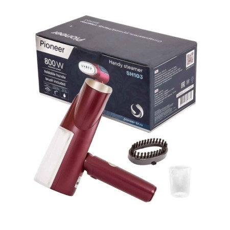 Pioneer SH103 steamer, manual, 800W, 100 ml, 14 g/min, lingonberry color-10