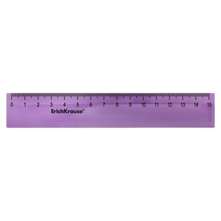 Geometric Erichkrause "Manga", plastic, small (ruler, square, transporter), mix, in the ZIP packet-3
