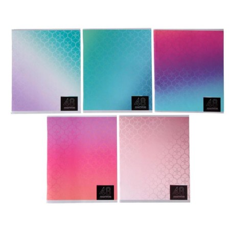 Notebook of 48 sheets in Calligrata Call "soap bubbles", cover coated paper, block No. 2, whiteness 75% (gray sheets), mix