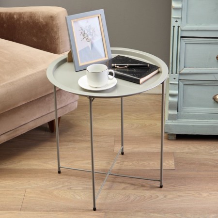Coffee table, gray tray