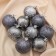 Set of balls plastic D-6 cm, 9 pcs "Silva Assorted" Gray