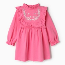 Dress for girls, pink color, height 110 cm