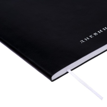 Universal diary for grade 1-11 Favourite. Black, soft cover, artificial leather, foil embossing, liesse, 80 g/m2-2