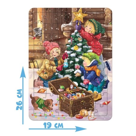 A set of puzzles in the frame "Hello, New Year", 35, 42, 54 details-2