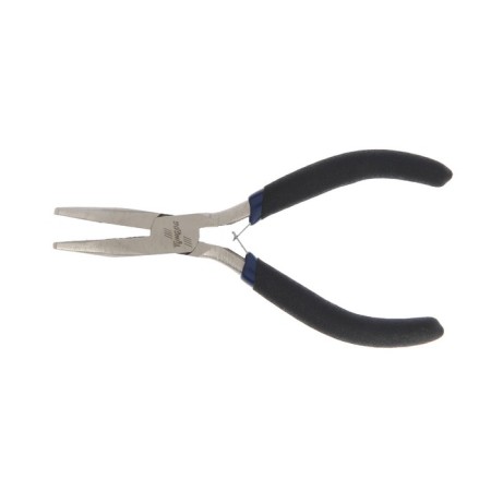 Mini curved long tundra, nickelled, rubberized handles, 125 mm-1