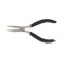 Mini curved long tundra, nickelled, rubberized handles, 125 mm