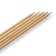 Knitting needles, bamboo, 3.5 mm/15cm, 5 pcs
