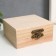 Casket wood for painting "Square" 4x8x8 cm