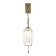 Bra Indigo, 11034/1w Gold. 1x40W, e14, 270x180x800 mm, transparent color
