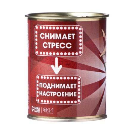 Сувенир Оки- Чпоки "Сними стресс", консервированный, мастурбатор, реалистик, телесный-3