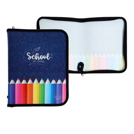 Folder for notebooks A5, 180 x 230 x 25 mm, lightning around, plastic 0.5, PM-A5-04 Calligrata "Pencils"-1