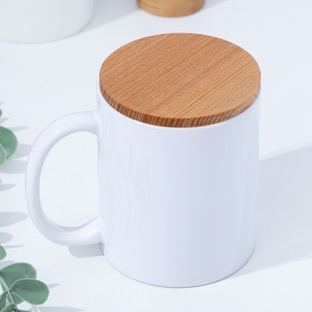 Cover cover for a mug, beech, D 80mm