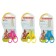 Scissors 12 cm, injuries -safe plastic handles, rounded ends, mix