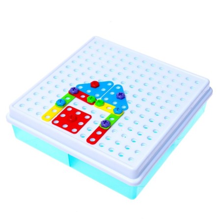 Constructor "Bolt Mosaic: Transport", with a screwdriver and base, 96 parts-1