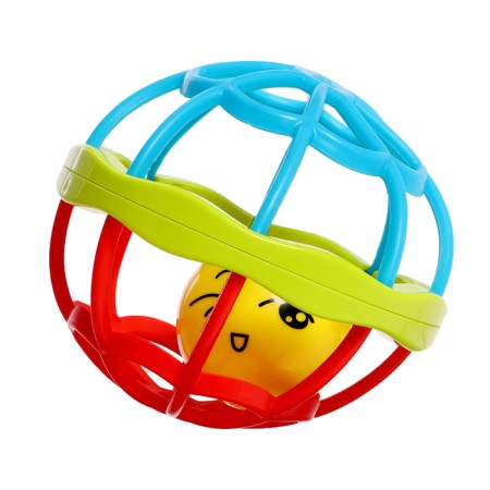 A set of rattles with teething, 7 pieces in a set, in a container-3