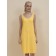 Women's dress, size XL, yellow color