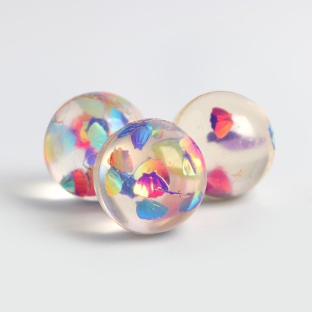 Rubber ball 3 cm, mix colors-1