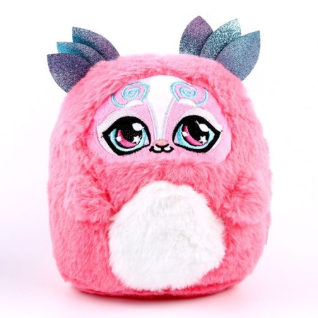 Soft toy "Monster", pink color-1