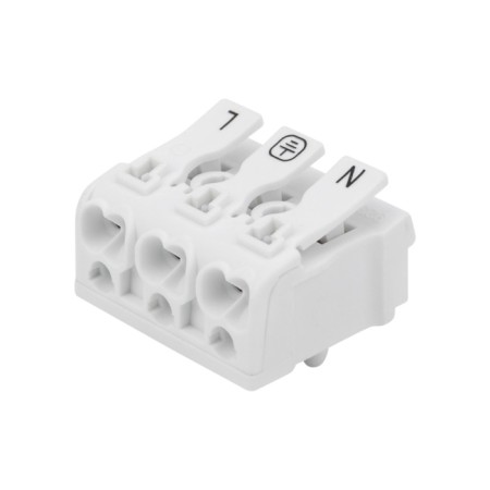 Domestic terminal KSP 3-pole with mounting legs (100 pcs./Units) Rexant