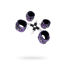 Lace bondage set, purple