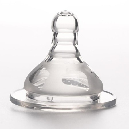 A nipple for a bottle, +6 months (x)., Fast stream, wide throat 50mm. (packing 20pcs)-1