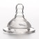 A nipple for a bottle, +6 months (x)., Fast stream, wide throat 50mm. (packing 20pcs)