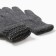 Single -layer woolen gloves, gray color, size l