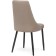 Stol on a metal frame Lana metal/velor, black/beige 57x50x99 cm