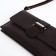 Bag-clate on magnet, long belt, brown color