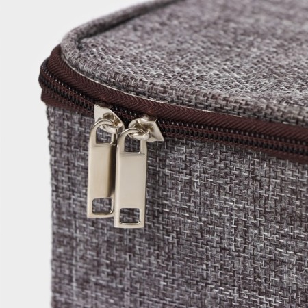 Storage box with LadoM Ladom "Ron", 32 × 25 × 11 cm, color gray color-4