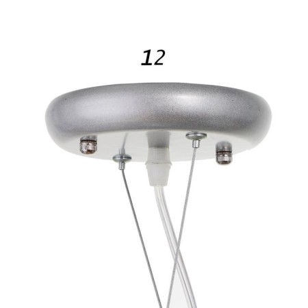 Moped chandelier E14 40W+ 2LED silver 62x18x33 cm-7