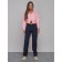 Sports female trousers, size 42, blue color