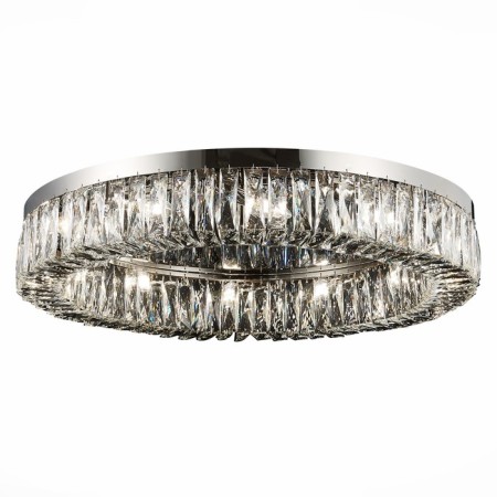 Ceiling Ceiling ST LUCE. SL1226.102.12. Rifrazio. 12x40 W, E14, 81.5x81.5x15 cm, Nickel color-14