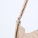 Bag Women's bag with zipper, beige color