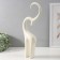 Souvenir Ceramics "Antelope" White 6x13x47.5 cm