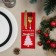 Envelope for cutlery "Christmas tree" 8.5x21 cm, 100% p/e, felt