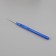 Knitting hook, with a plastic handle, d = 1 mm, 13.5 cm, blue color