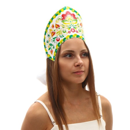 Kokoshnik "Tenderness" Green-2