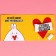 Chewing gum "You are a dumbass" in a postcard, 1 pc.