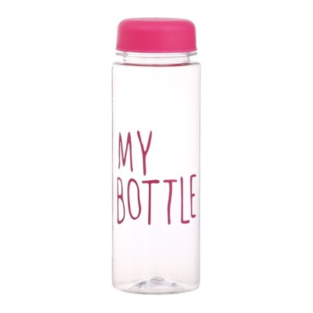 Water bottle, 500 ml, My Bottle, 19.5 x 6 cm, Czech included, fuchsia-2