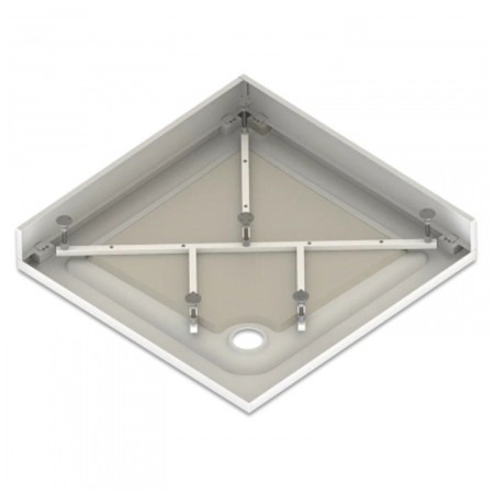 Shower trash Cube 99, for Domani-Spa Cube 99, 90x90 cm-1