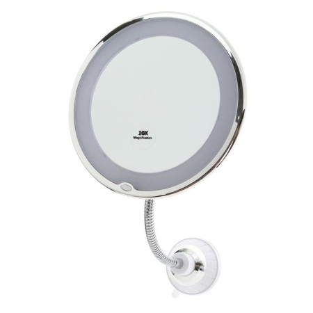 Wall mirror KZ-13, cosmetic, backlight, 14 diodes, 3HAAA, rotation by 360